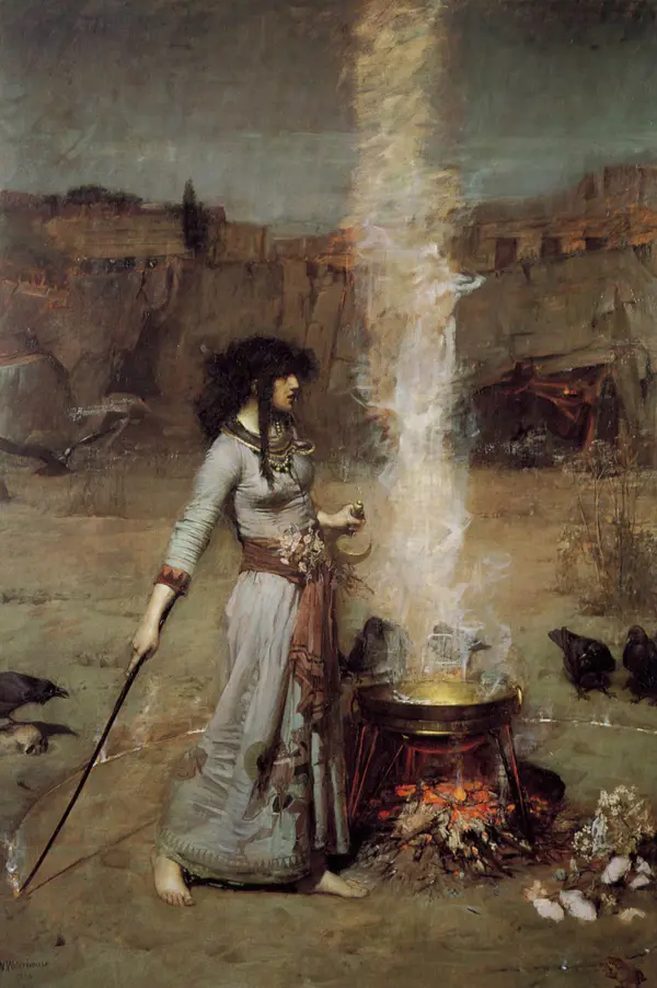 魔法阵(magic circle)的“圆”可能与喀耳刻(Circe)有某种联系。 魔法阵(magic circle)的“圆”可能与喀耳刻(Circe)有某种联系。
